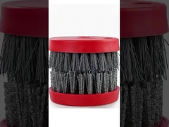 Proceso de producción de cepillos abrasivos