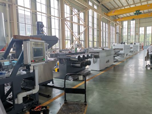 comprar extrusor semi Dull Polyester Yarn blanco del hilado de la máquina del extrusor del monofilamento de 0.25m m online manufacture