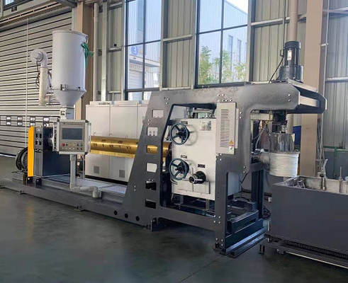 Hilado del monofilamento del ANIMAL DOMÉSTICO de la cremallera que hace máquina 7.5KW alta exactitud